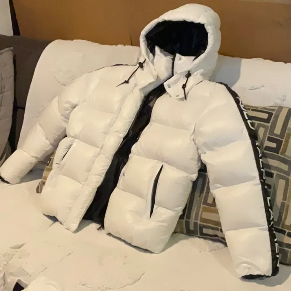 POLO RALPH LAUREN BIG PONY WOMEN’S LOGO DOWN PUFFER HOODIE JACKET /SIZE MEDIUM - Picture 13 of 16